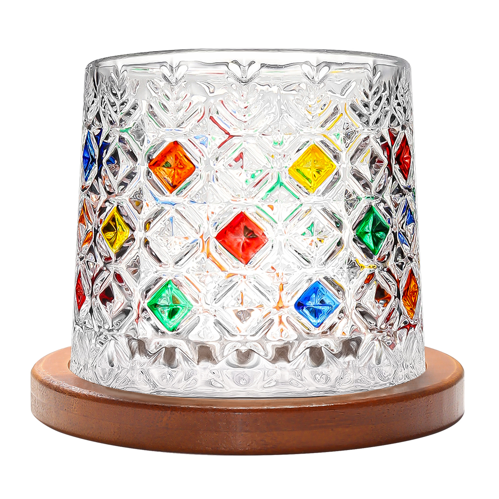 Culivaro Crystal Rum Glass 275ml/10oz, Rotatable O